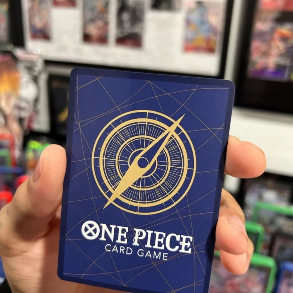One Piece Boa Hancock Holographic Trading Card - Blue/Purple Hearts